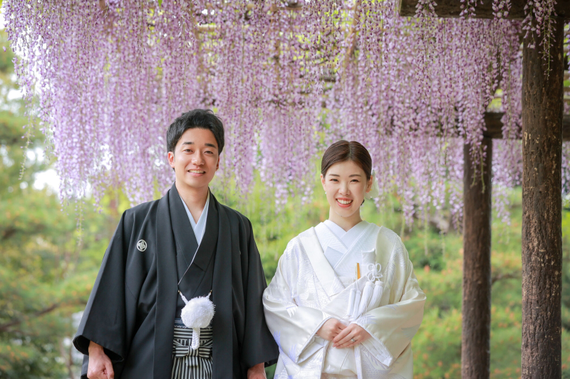 この日は藤の花も