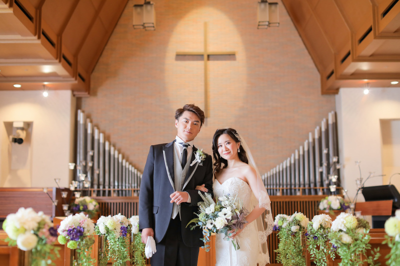 正統派チャペルウェディングフォト