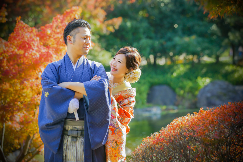 燃えるような赤