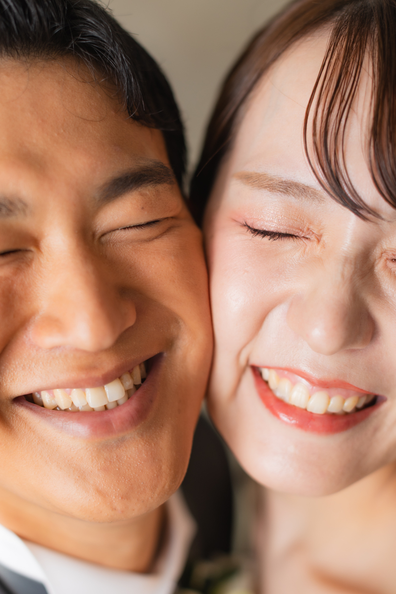 おふたりの笑顔いっぱいに