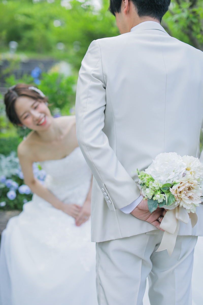 隠し持ったブーケ＊