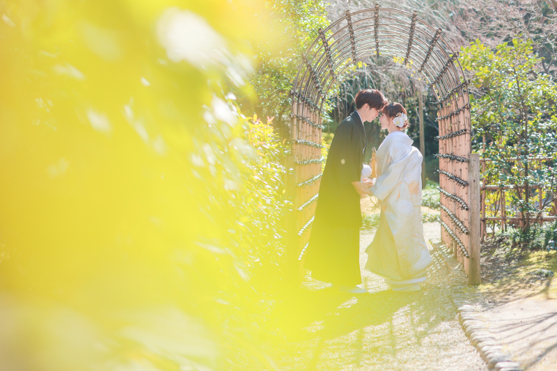 おでこをコツン