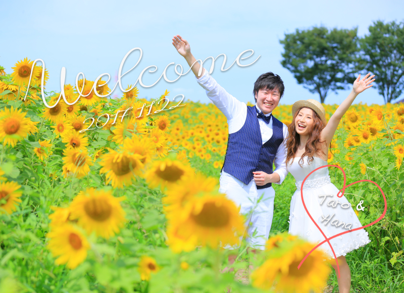 ウェルカムボードも♫