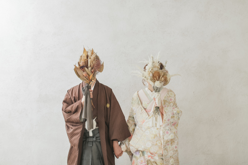 ドライフラワー＆和装