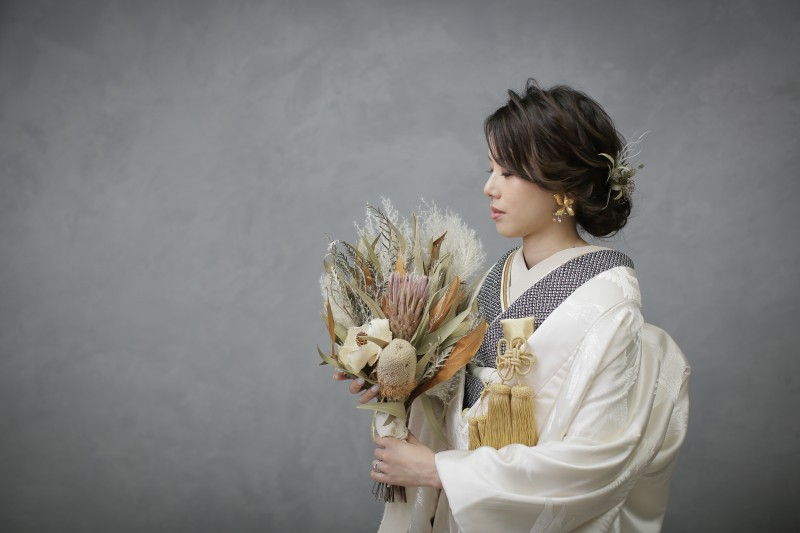 お持ち込みのブーケ