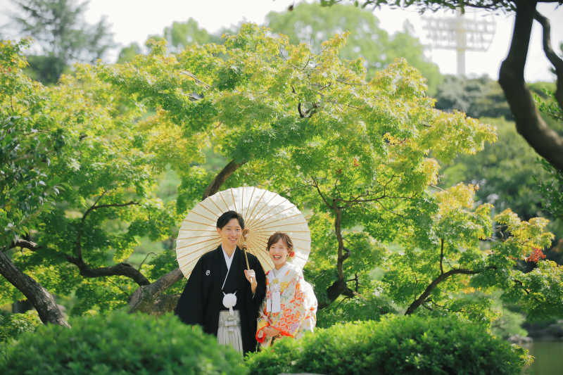 グリーンに囲まれて*