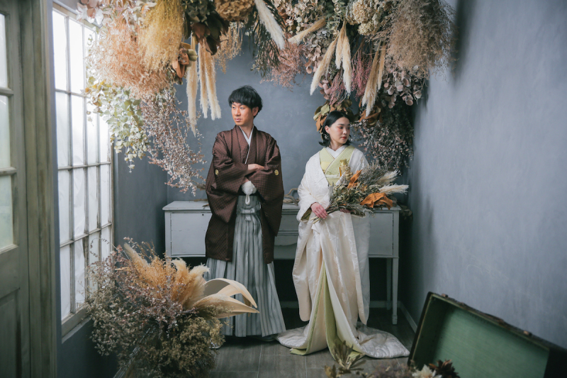 和装にチェンジ