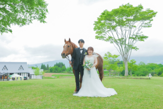 お馬さんと撮影