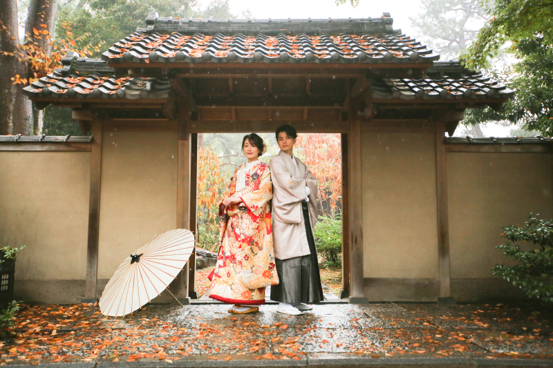 雨粒を映して。