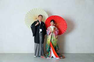 笑顔あふれる和装撮影