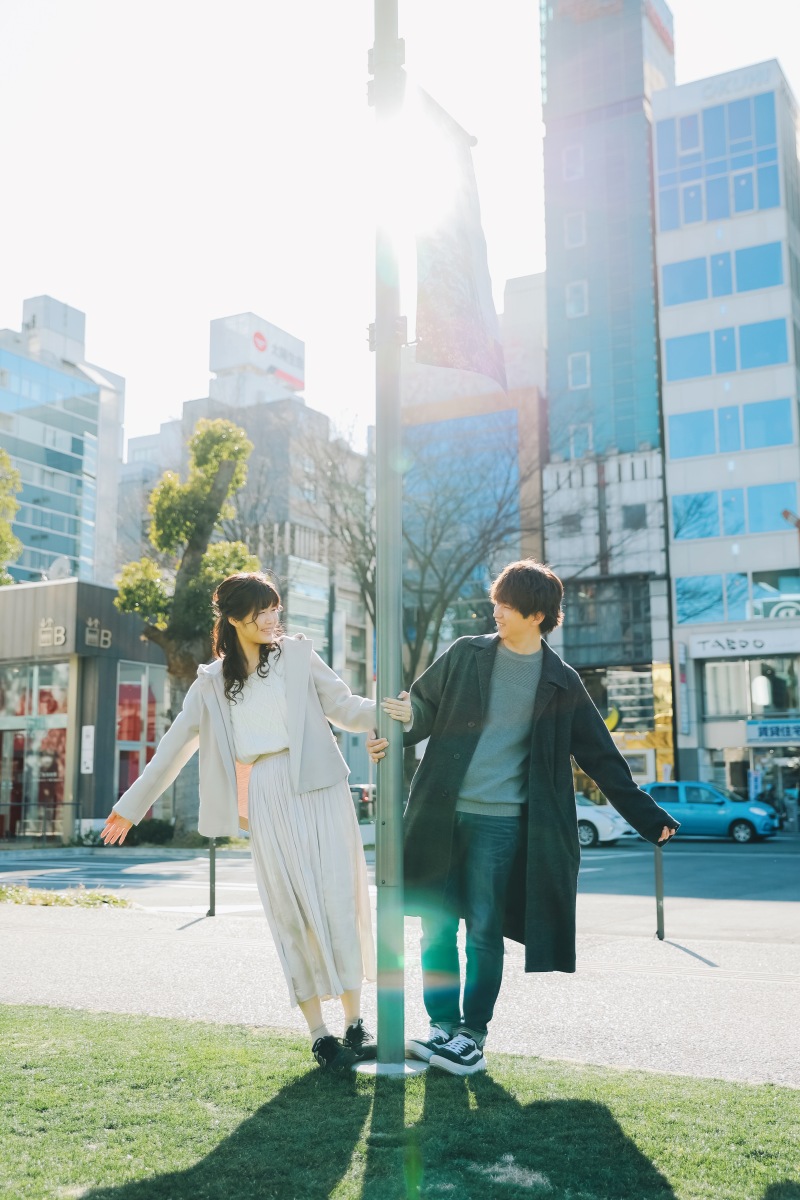 撮影後の私服撮影