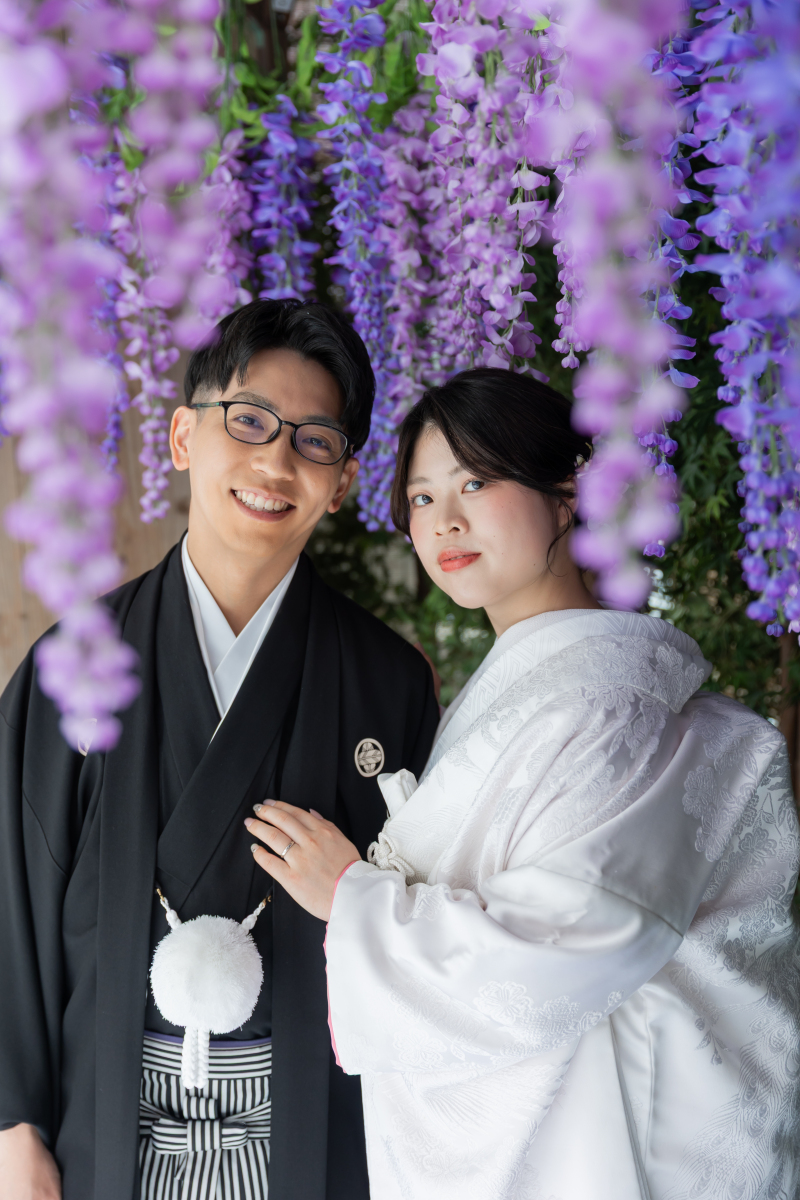 藤の花と