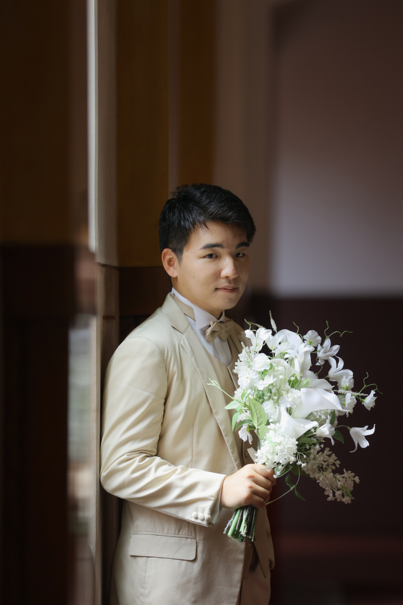新郎様ソロショット