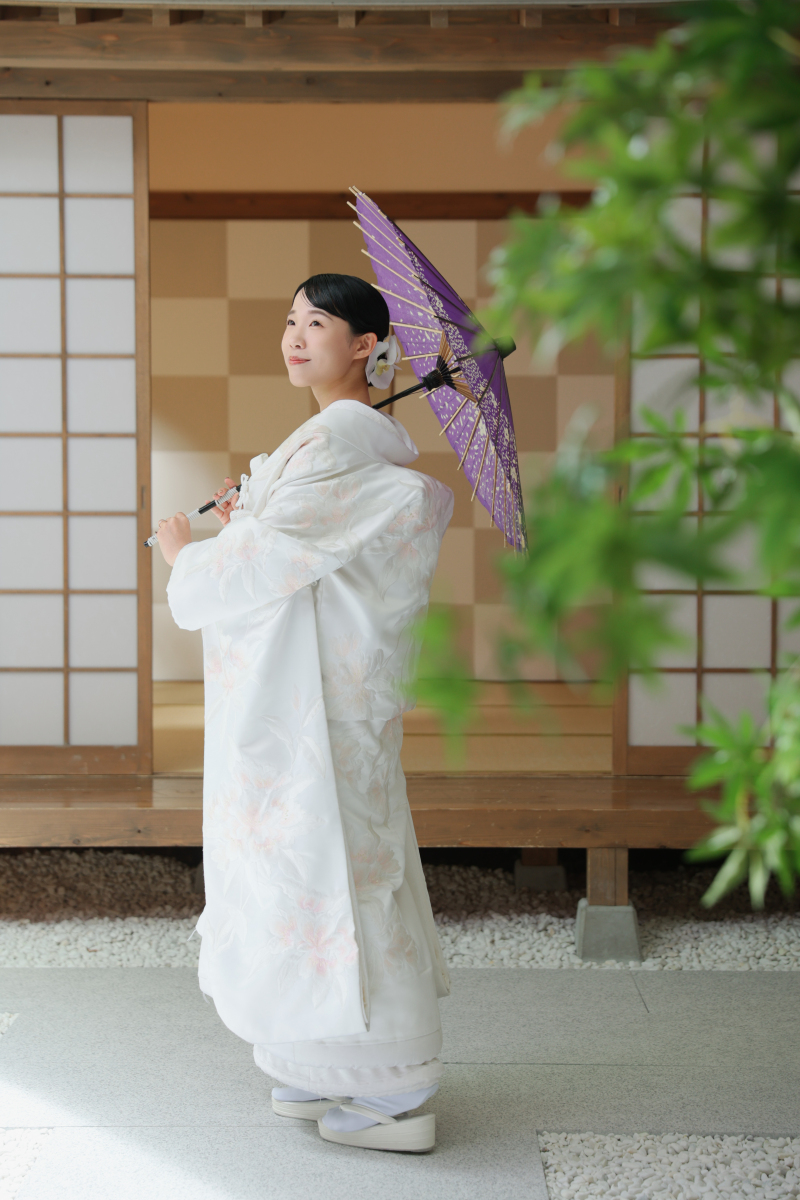 白無垢を美しく纏って