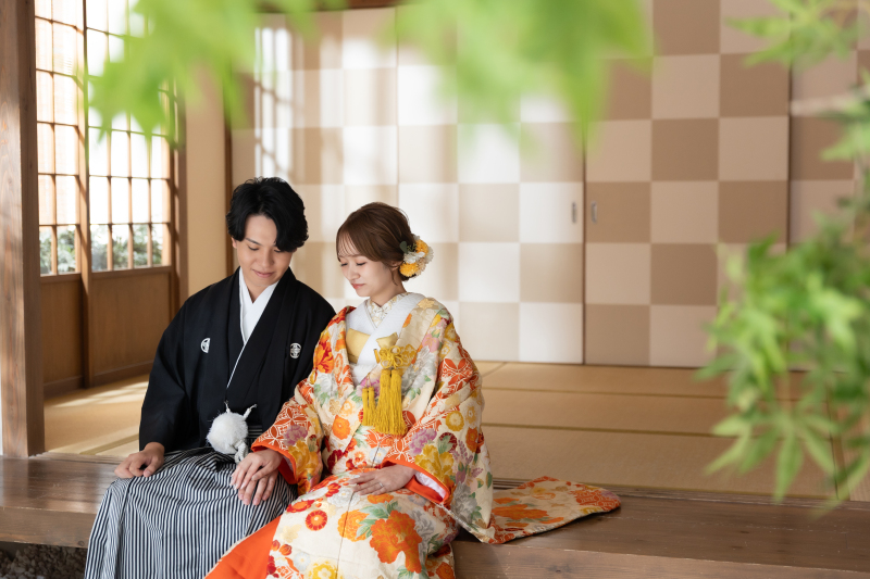 縁側でゆったりと