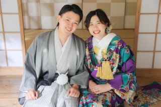 笑顔いっぱいのお二人！