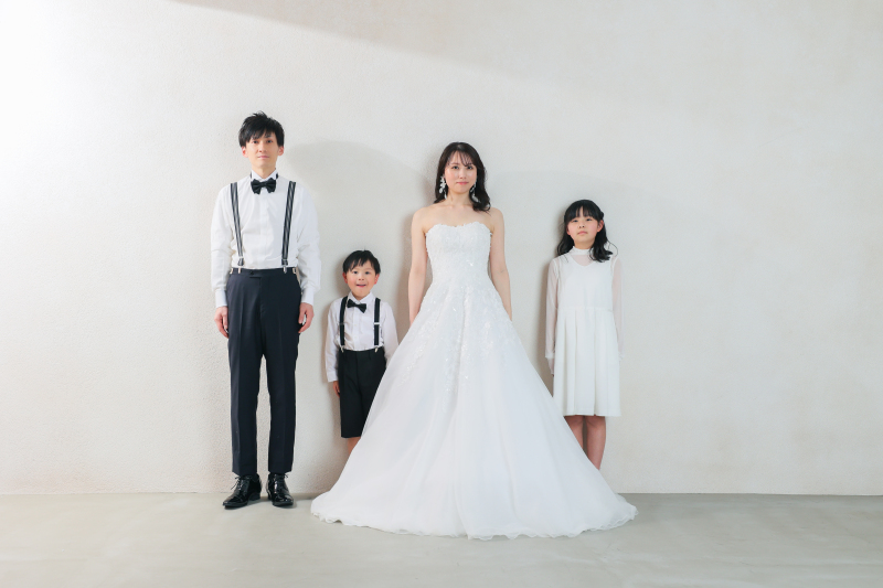 4人で家族フォト！
