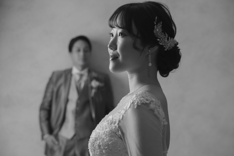 モノクロで大人っぽく