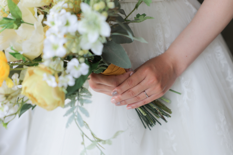 ブーケ × 指輪