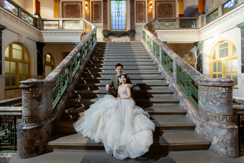 大階段にかけて