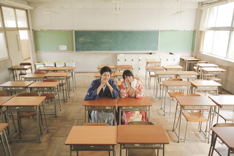 教室での１カット