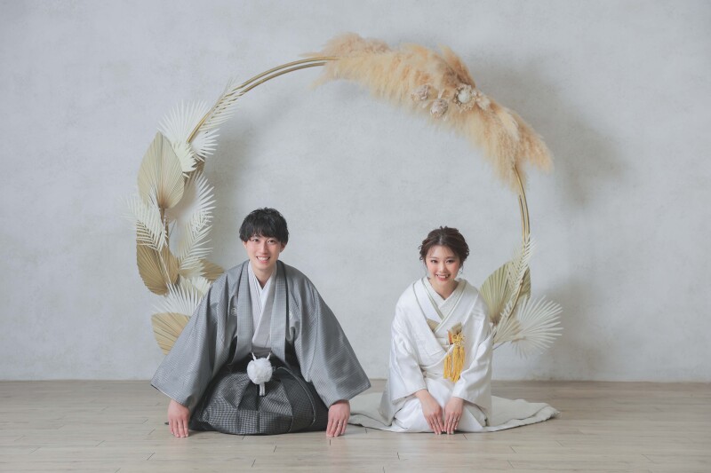 正座でのお辞儀ショット