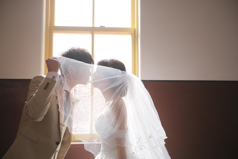 ベールを使って