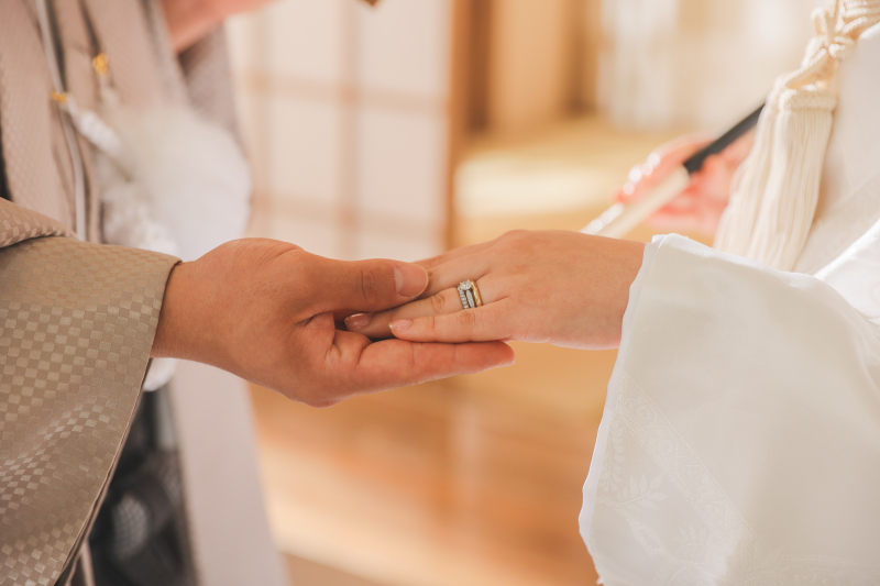 大事な手元ショット。