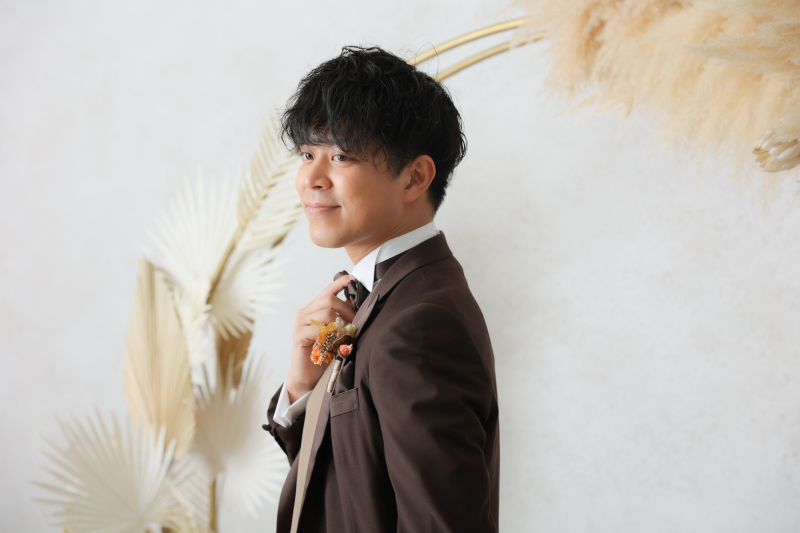 新郎様ソロショット
