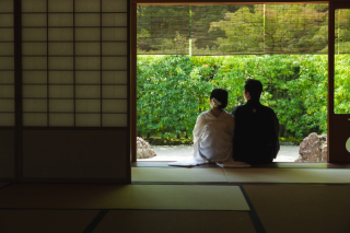 白鳥庭園ロケーション