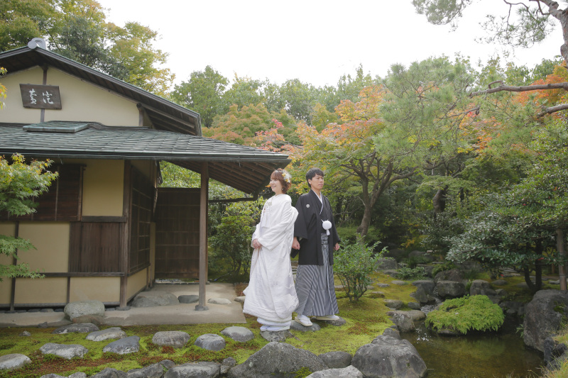 白無垢が映えて