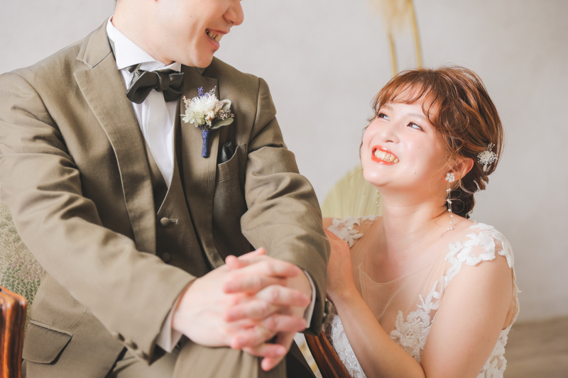 おふたりの自然な表情