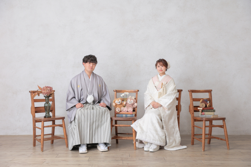 小物を使って。