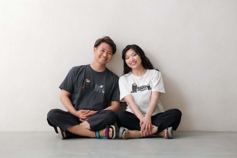 お揃いのTシャツで