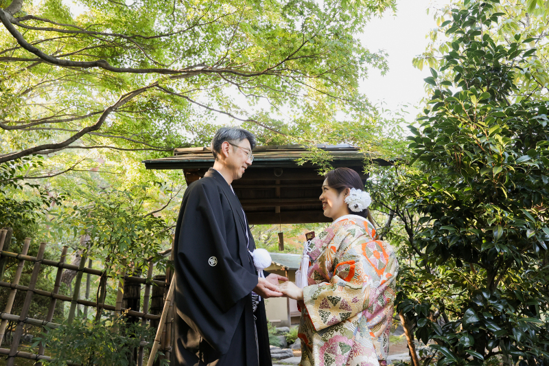 緑に囲まれて。