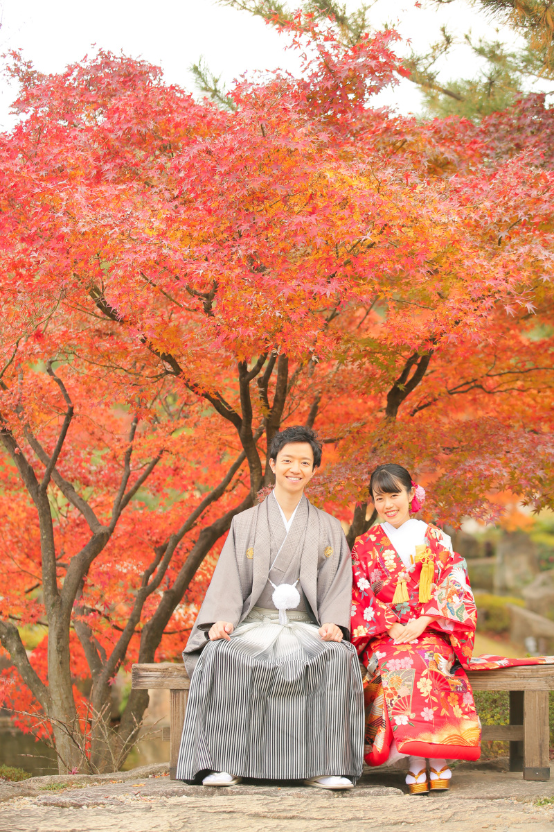 赤×赤でも着物は負けません！