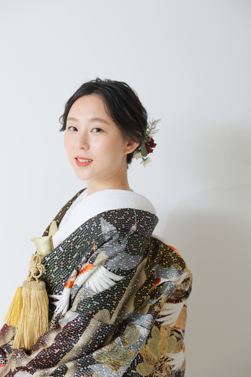 白壁と新婦様ソロショット２