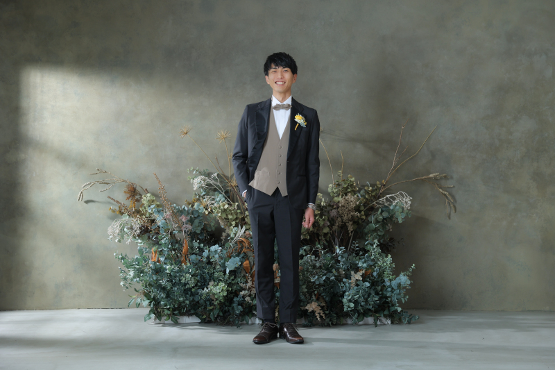 新郎様ソロショット！