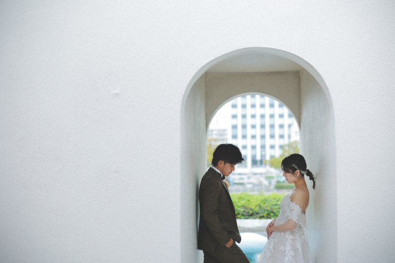 おしゃれな白い建造物