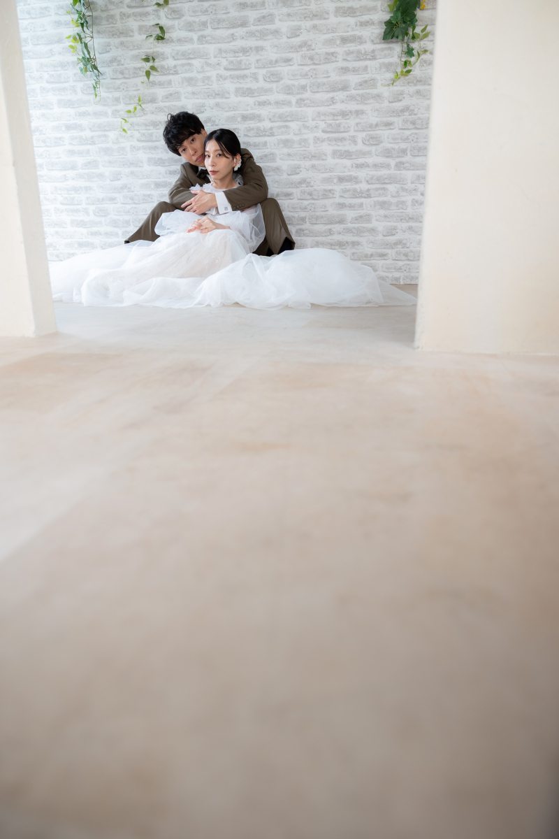 お座りショット