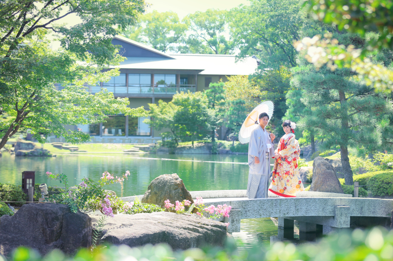 和装ロケーション色打掛