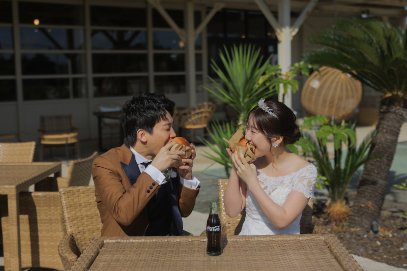 オシャレなカフェで