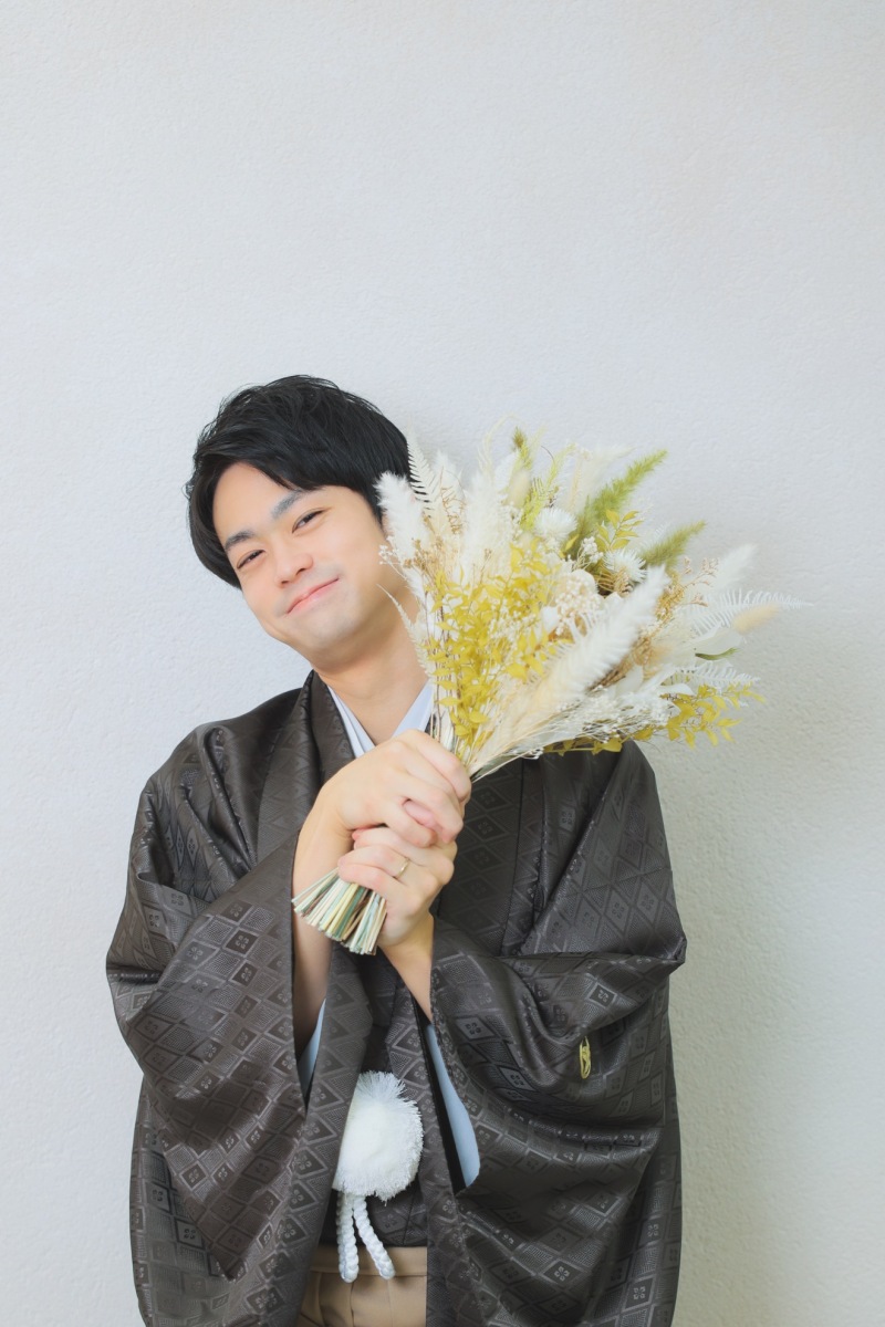 かわいい新郎様