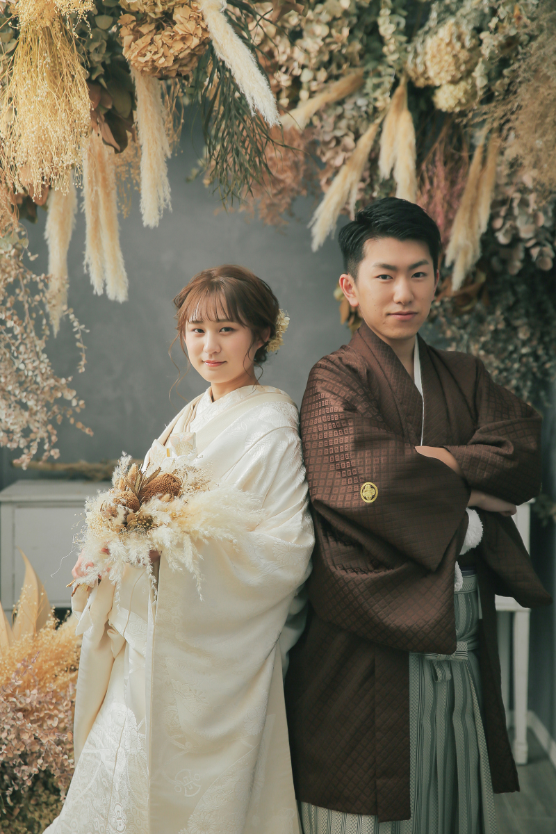 ドライフラワー背景