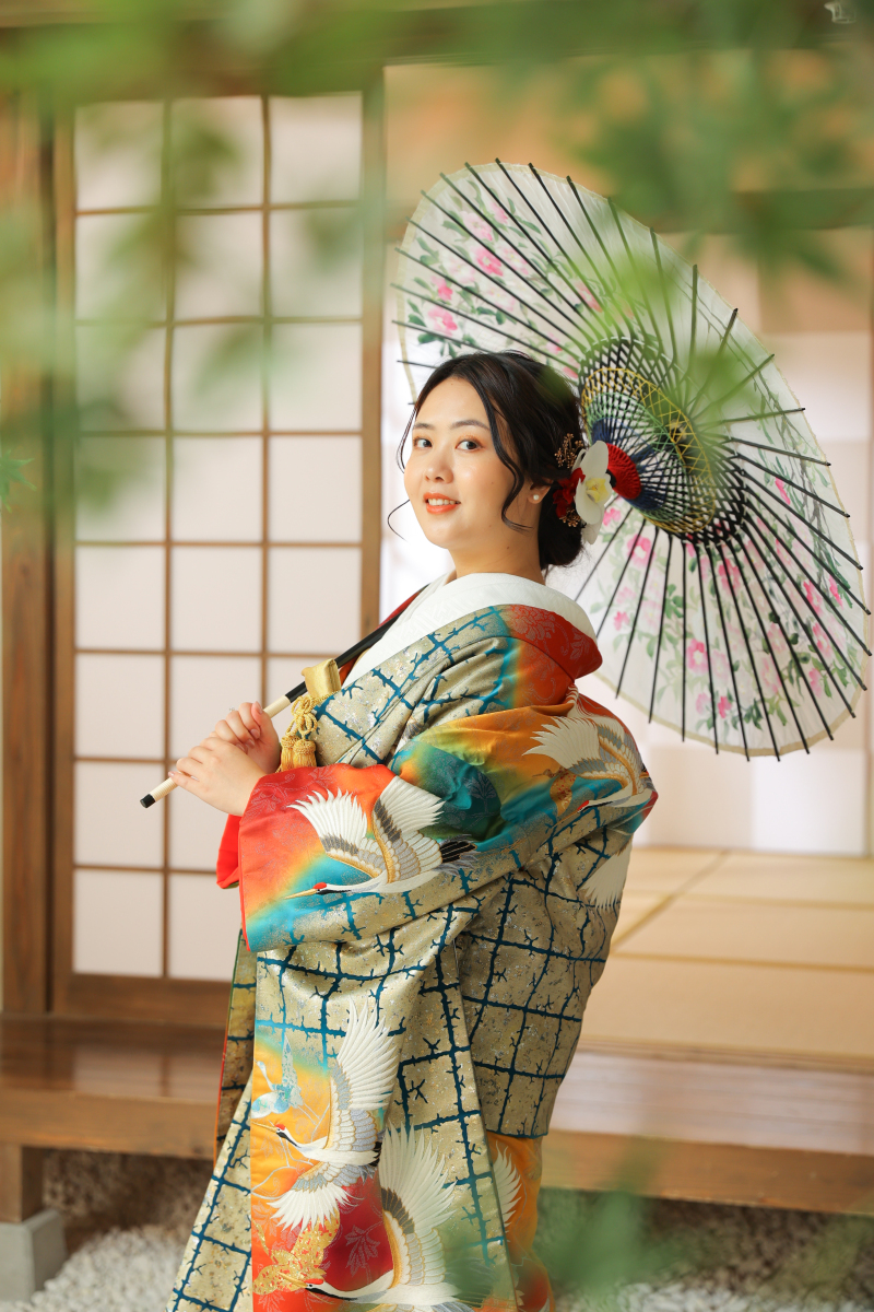 前ボケを生かして