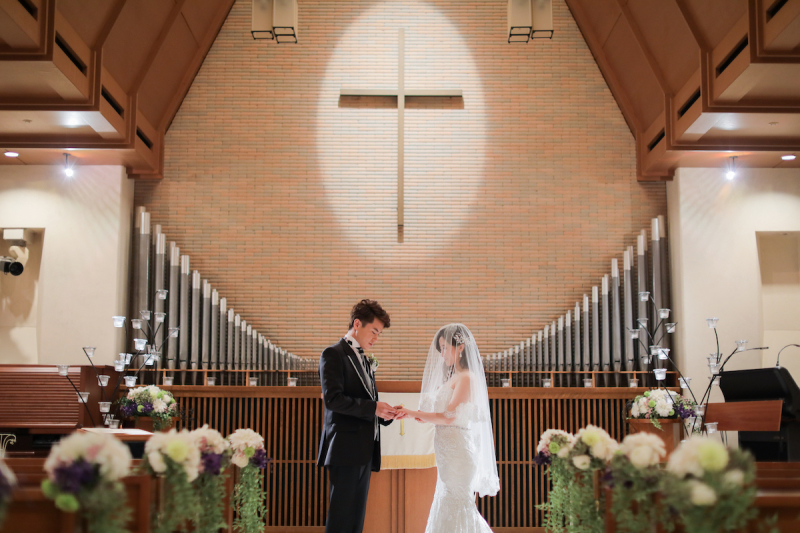 指輪交換シーン