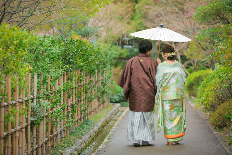 雨の徳川園
