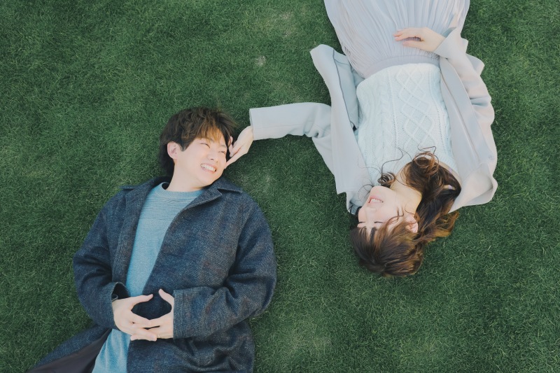 寝っ転がりショット