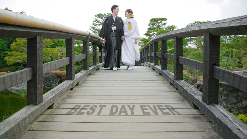 ウェルカムボードにも良いショット