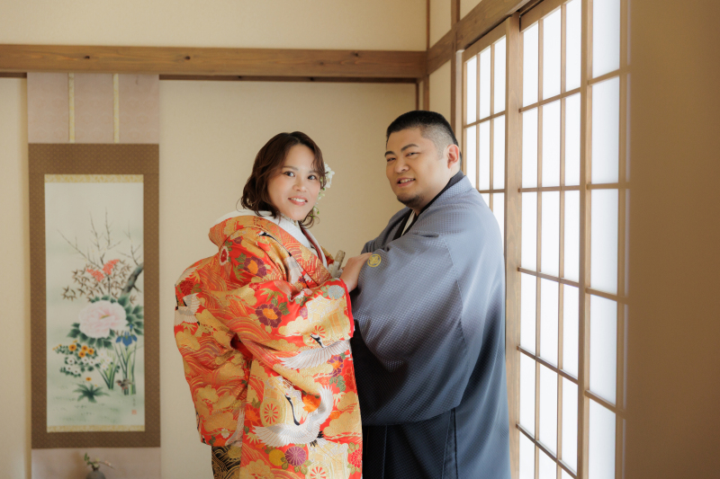 寄り添って